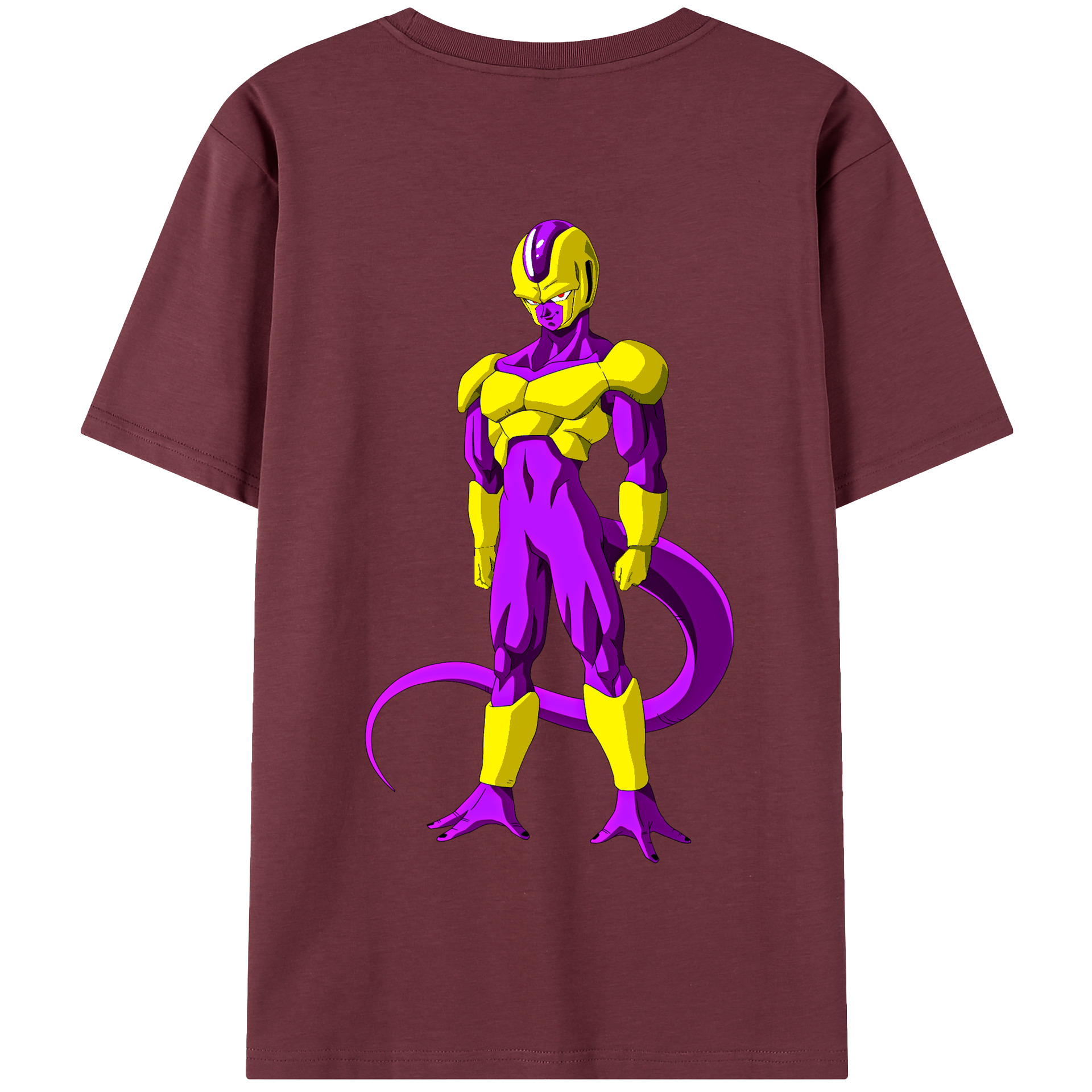 （画像用） ドラゴンボール フリーザ DRAGON BALL Frieza 綿100％半袖Tシャツ（背面プリント）